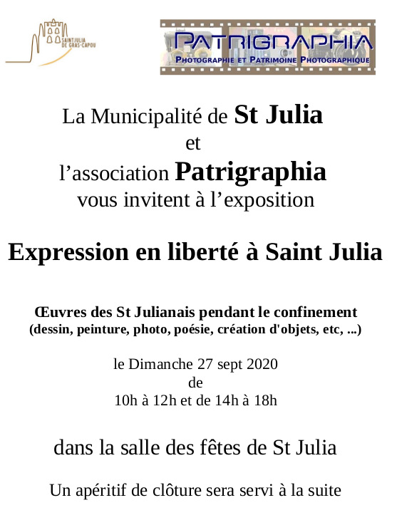 Les travaux des Saint Julianais pendant le confinement