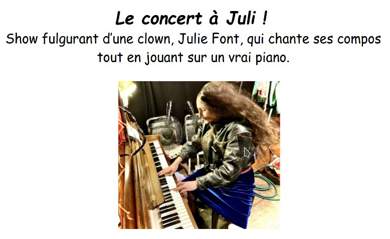 Le concert à Juli