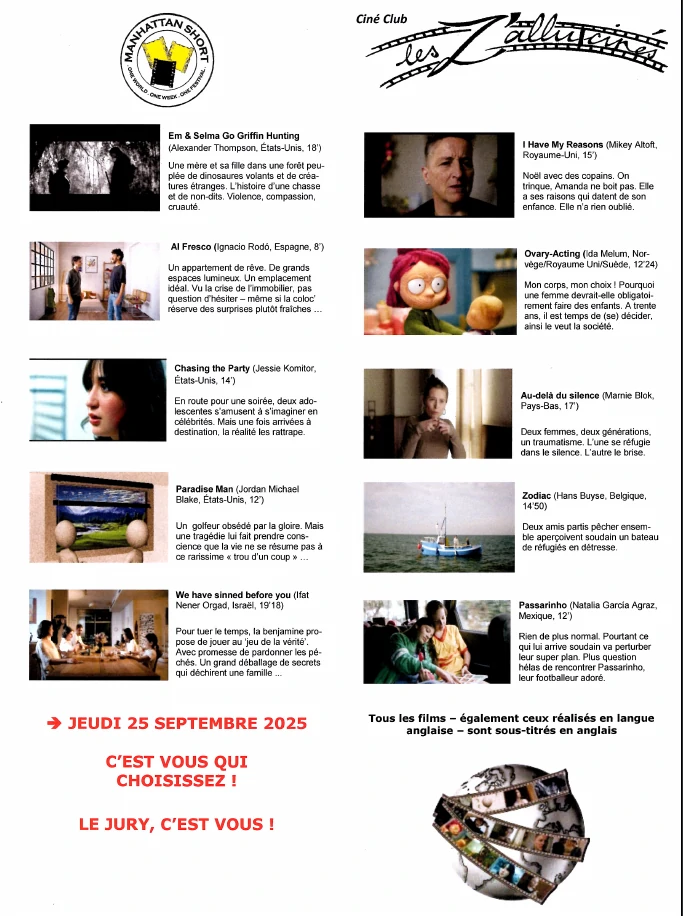 Présenattion des films par les Z'alluciné