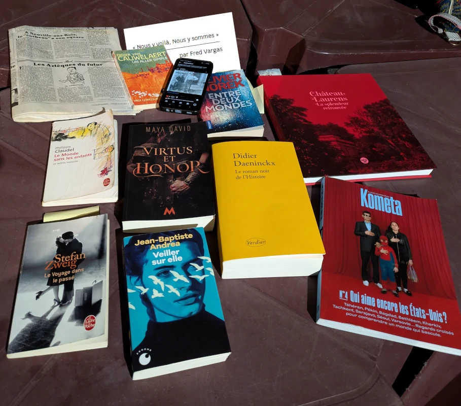 Livre, présentés au vent de la Plume, le 30 mai 2025