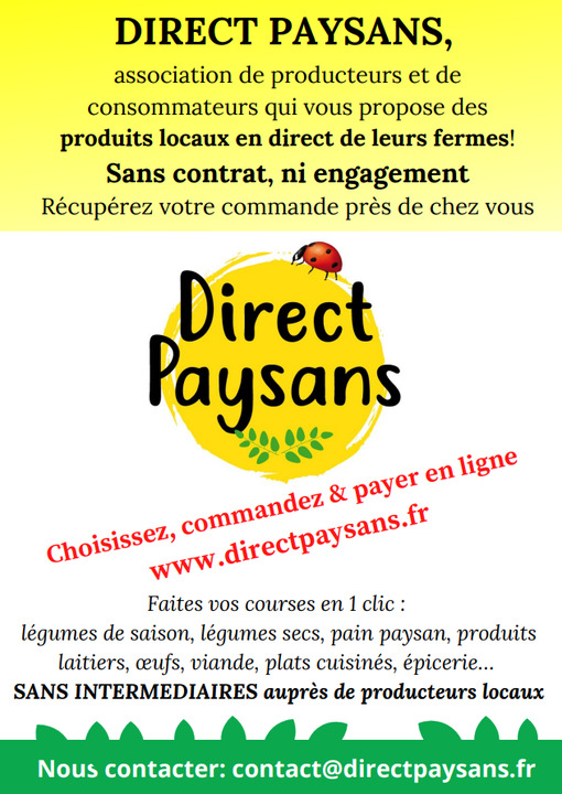 Flyer distribué dans le village à partir de jeudi 28 octobre 2021)