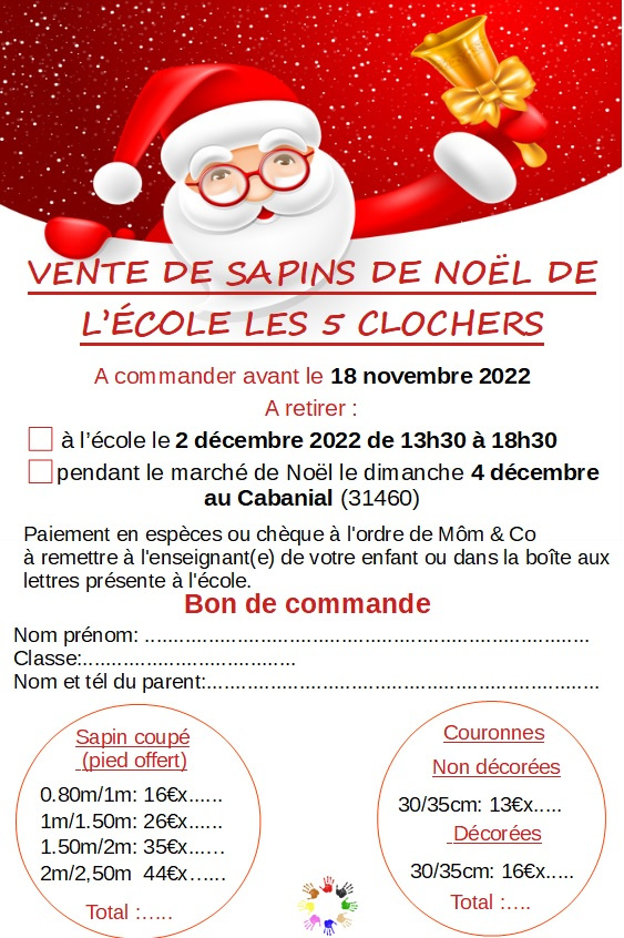 Vente de sapins