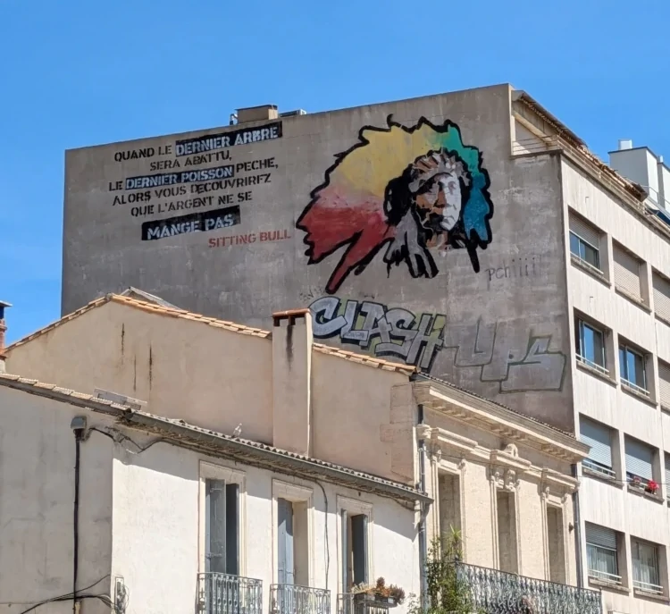<wrap lo>« Quand le dernier arbre sera abattu, le dernier poisson pêché, alors vous découvrirez que l'argent ne se mange pas » Sitting Bull (1831-1890)</wrap>