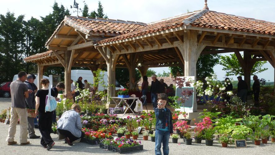 Inauguration du marché du Falga en 2014