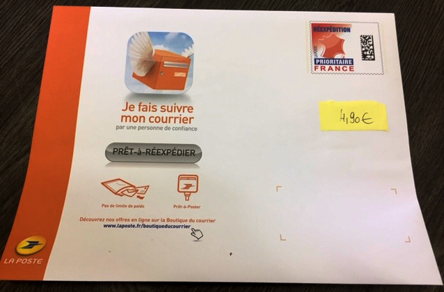 Enveloppe de réexpédition