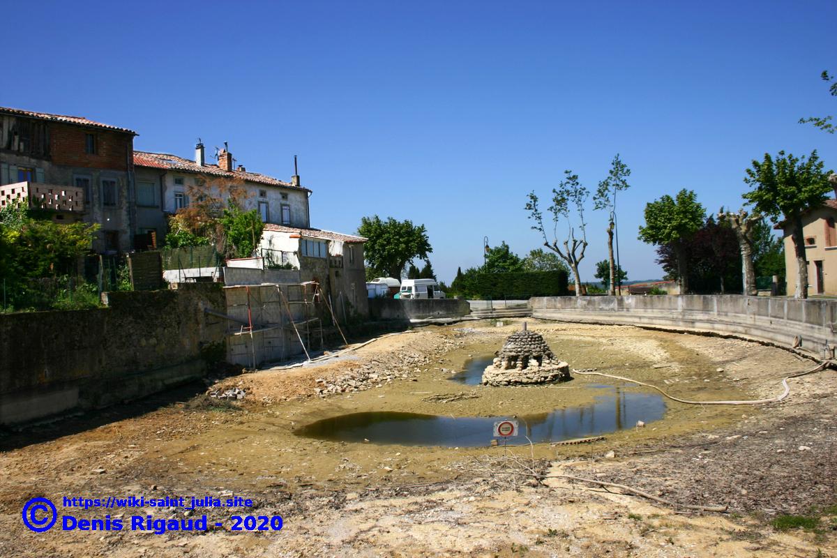 Curage de la mare en mai 2005