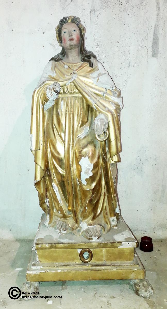 statue de Sainte Agathe