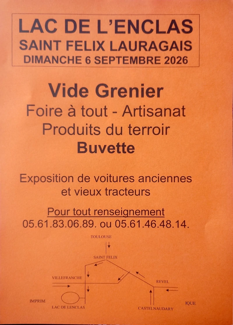 L'Enclas, l'un des plus grand Vide grenier de la région L'Enclas, l'un des plus grand Vide grenier de la région