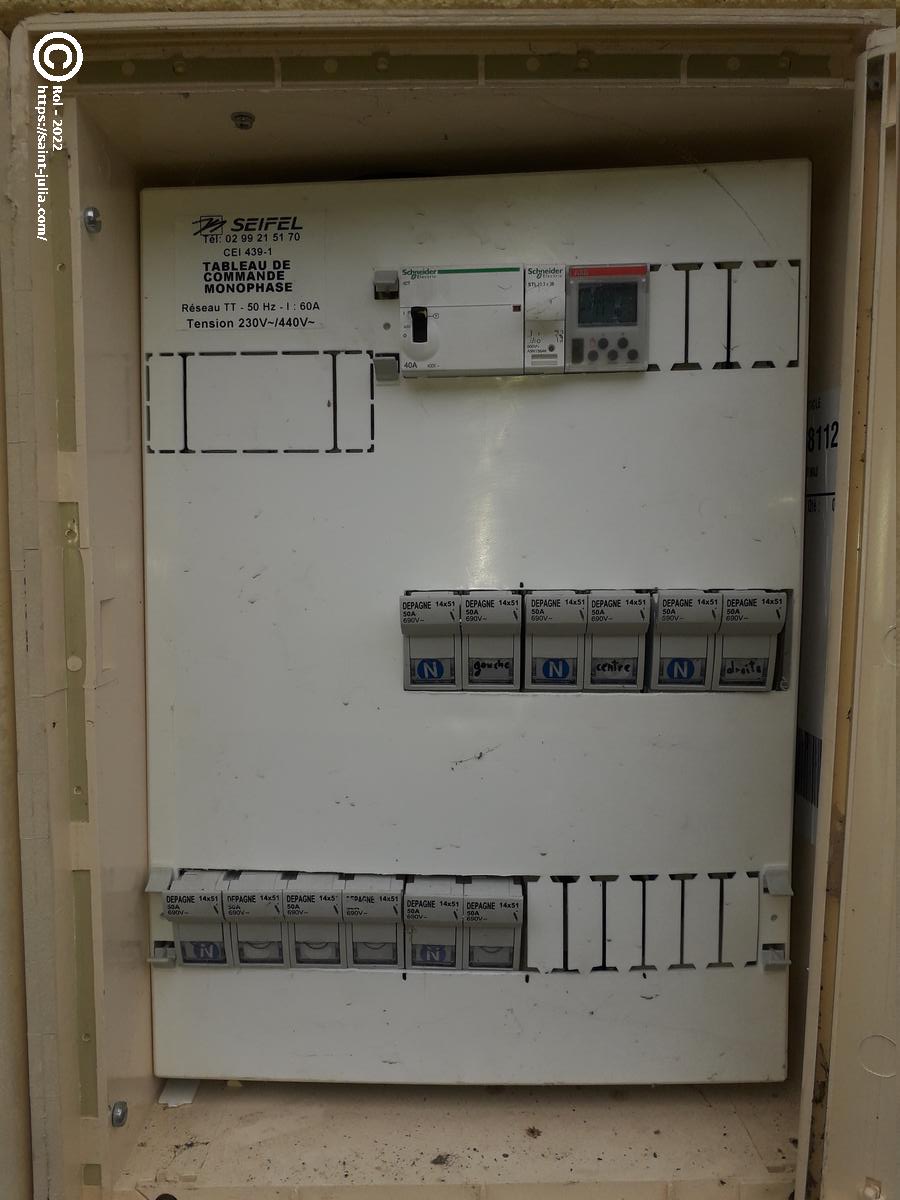 le tableau de commande le tableau de commande