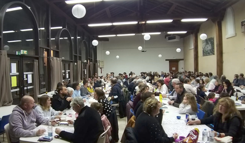 Participants au loto du 12 mars 2022 organisé par Môm & Co à Saint Julia
